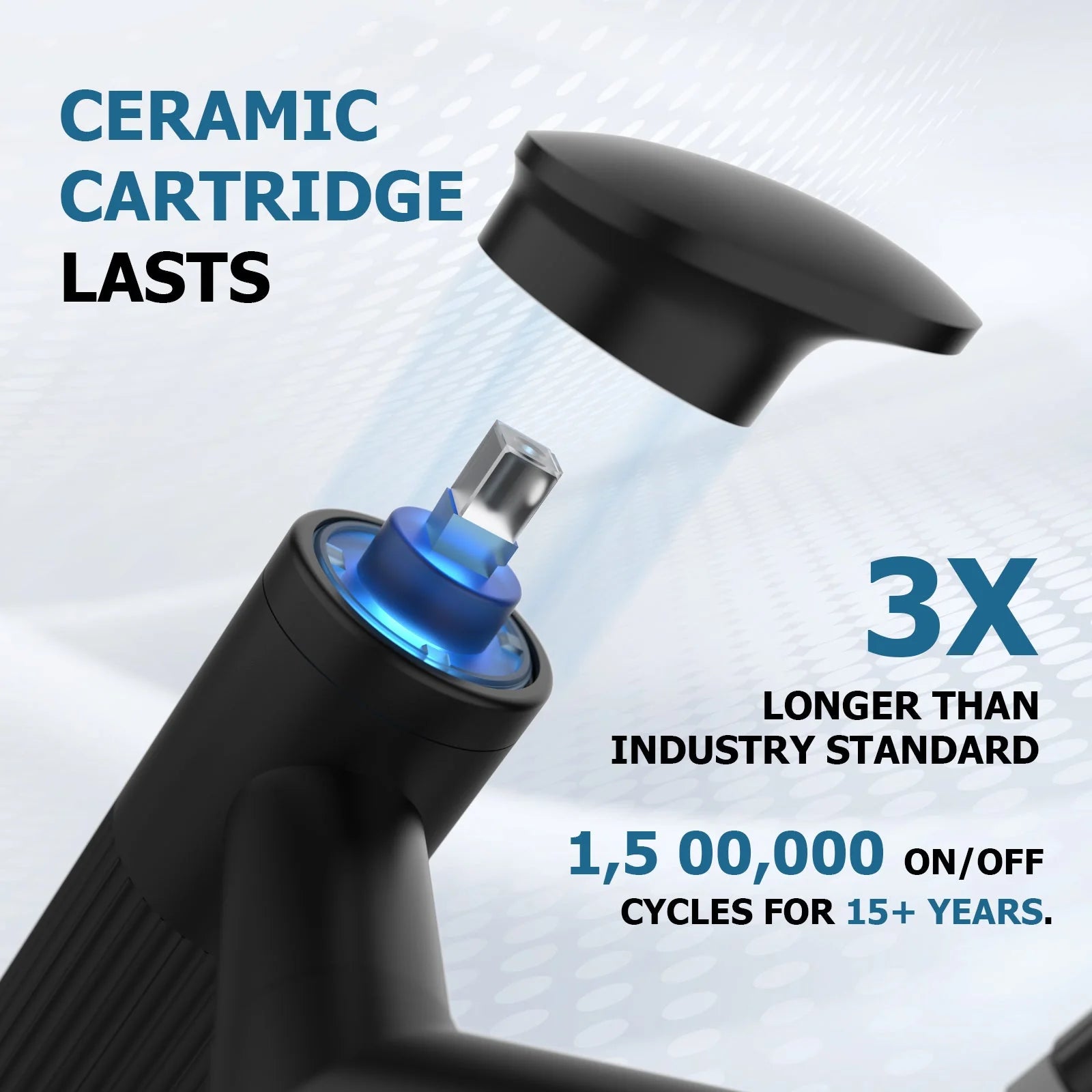 360° Rotatable Single-Hole Bathroom Faucet