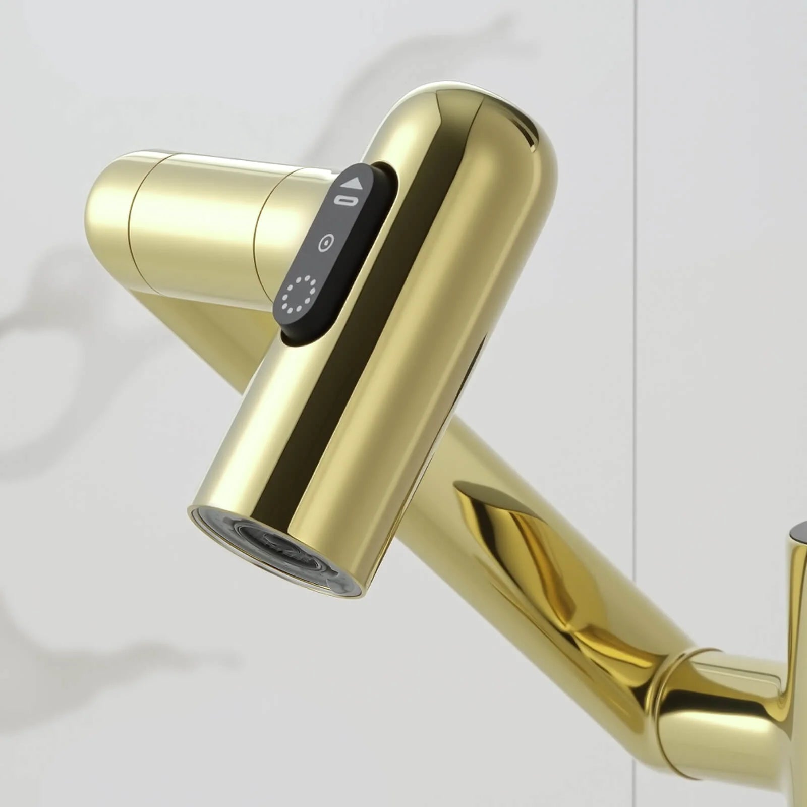 Single-Hole Rotating Faucet with Digital Temperature Display – Modern Design for Precise Water Control