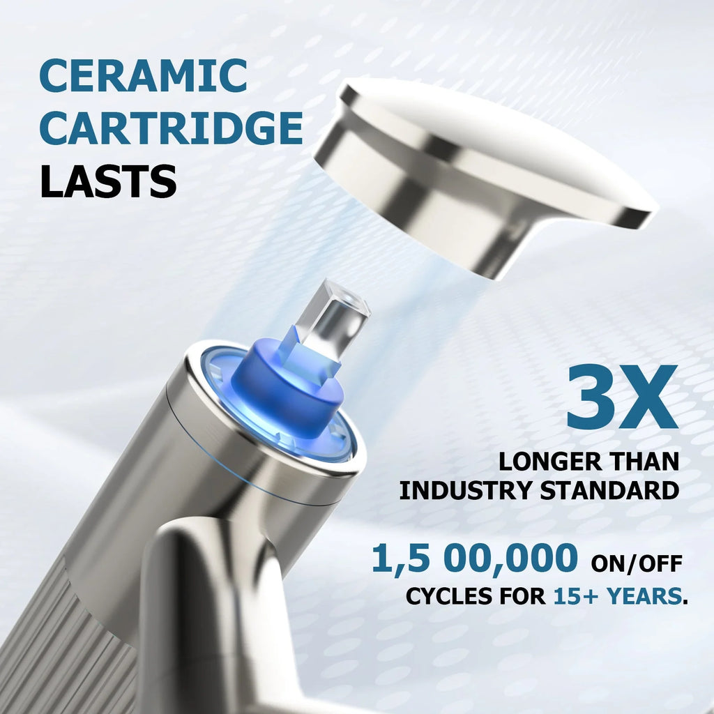 360° Rotatable Single-Hole Bathroom Faucet