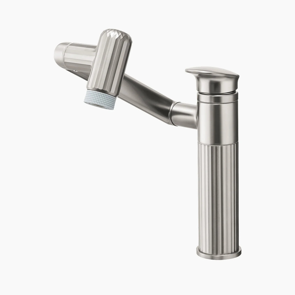 360° Rotatable Single-Hole Bathroom Faucet