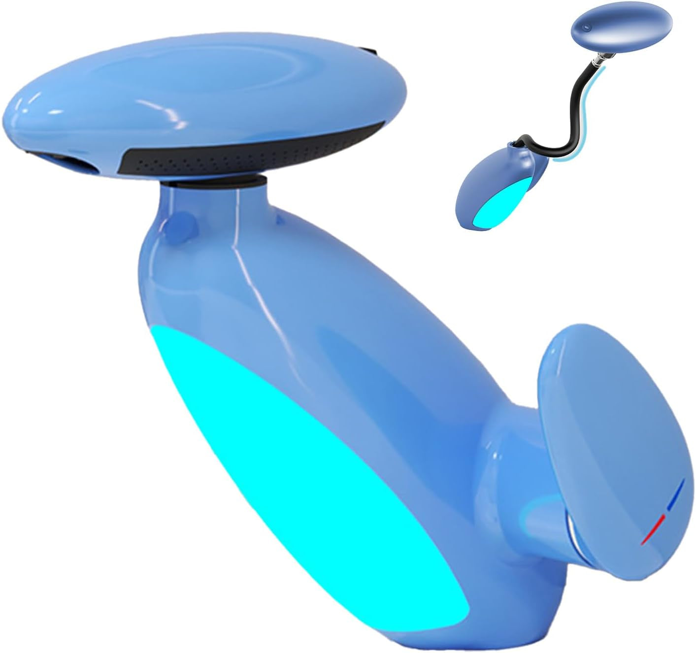 Modern Bathroom Faucet with Pull-Out Sprayer & LED Color-Changing Light, Waterfall Fountain 360° Swivel – 4 Spray Modes