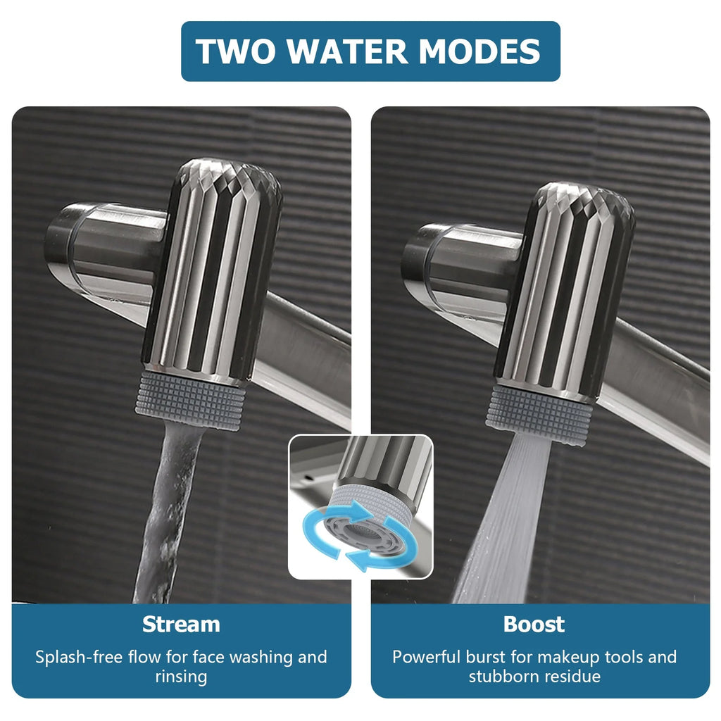 360° Rotatable Single-Hole Bathroom Faucet