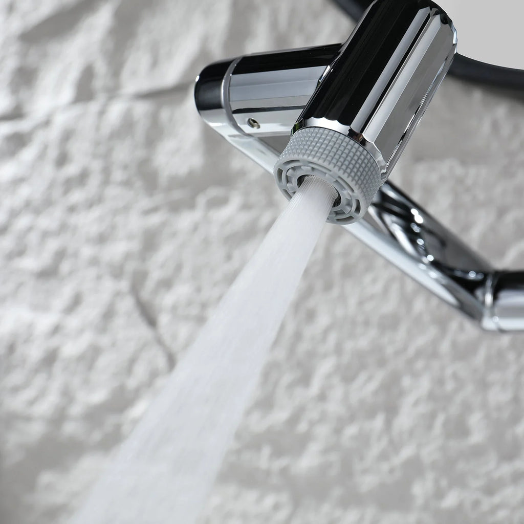 360° Rotatable Single-Hole Bathroom Faucet