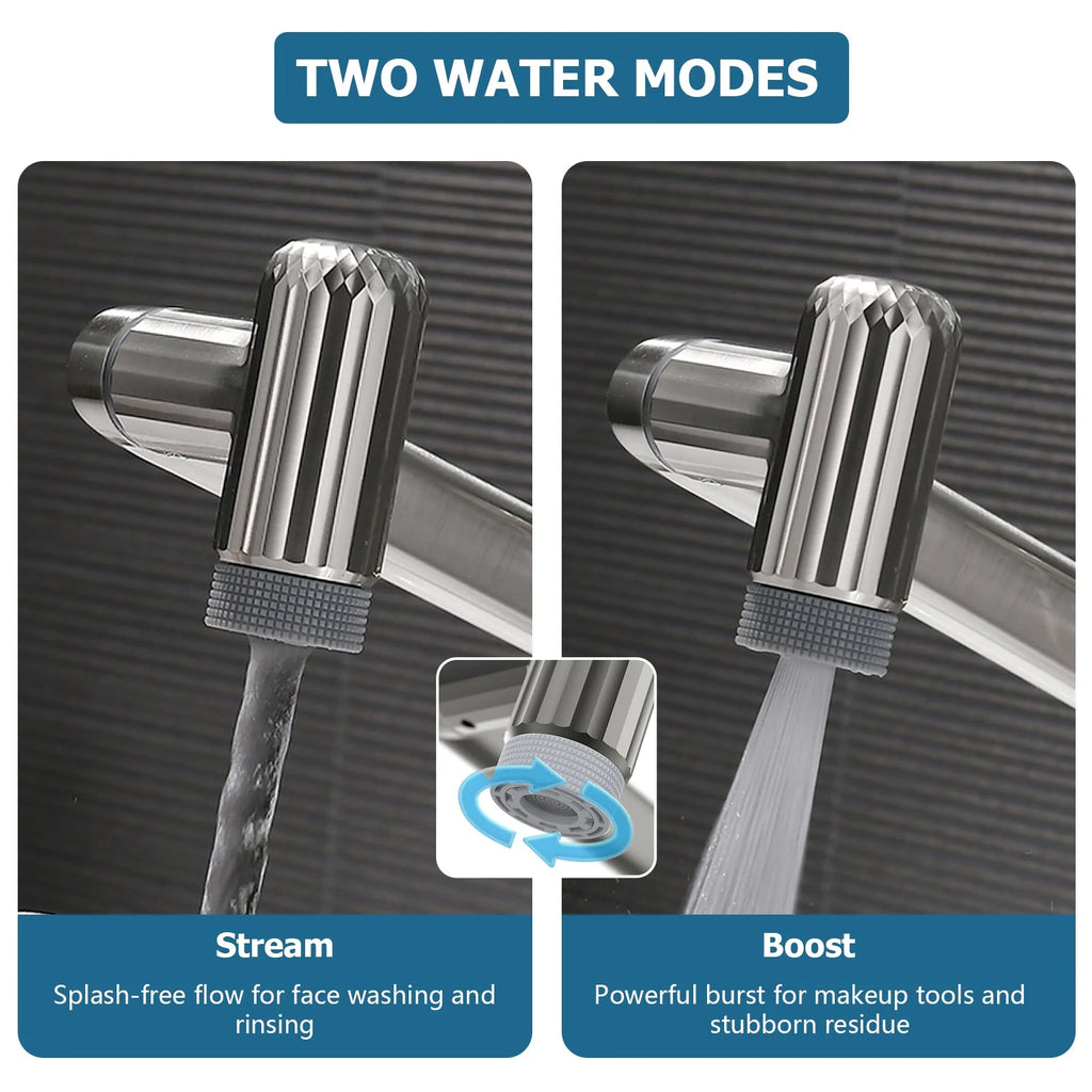 360° Rotatable Single-Hole Bathroom Faucet