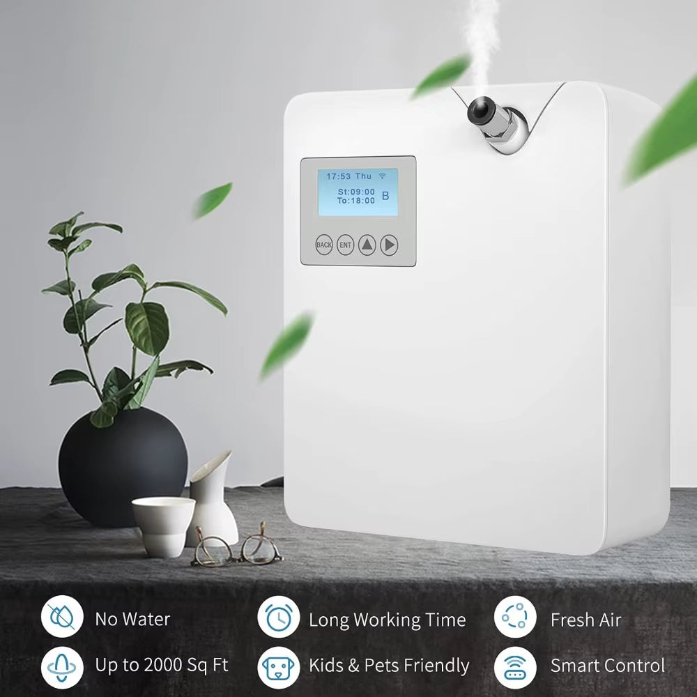 NEW - Smart Scent Air Machine with Cold-Air Tech for Home, Hotel Scent Diffuser, Waterless Essential Oil Diffuser