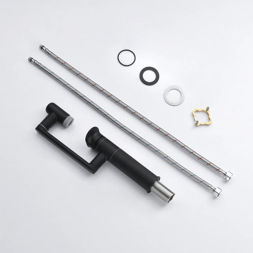 360° Rotatable Single-Hole Bathroom Faucet