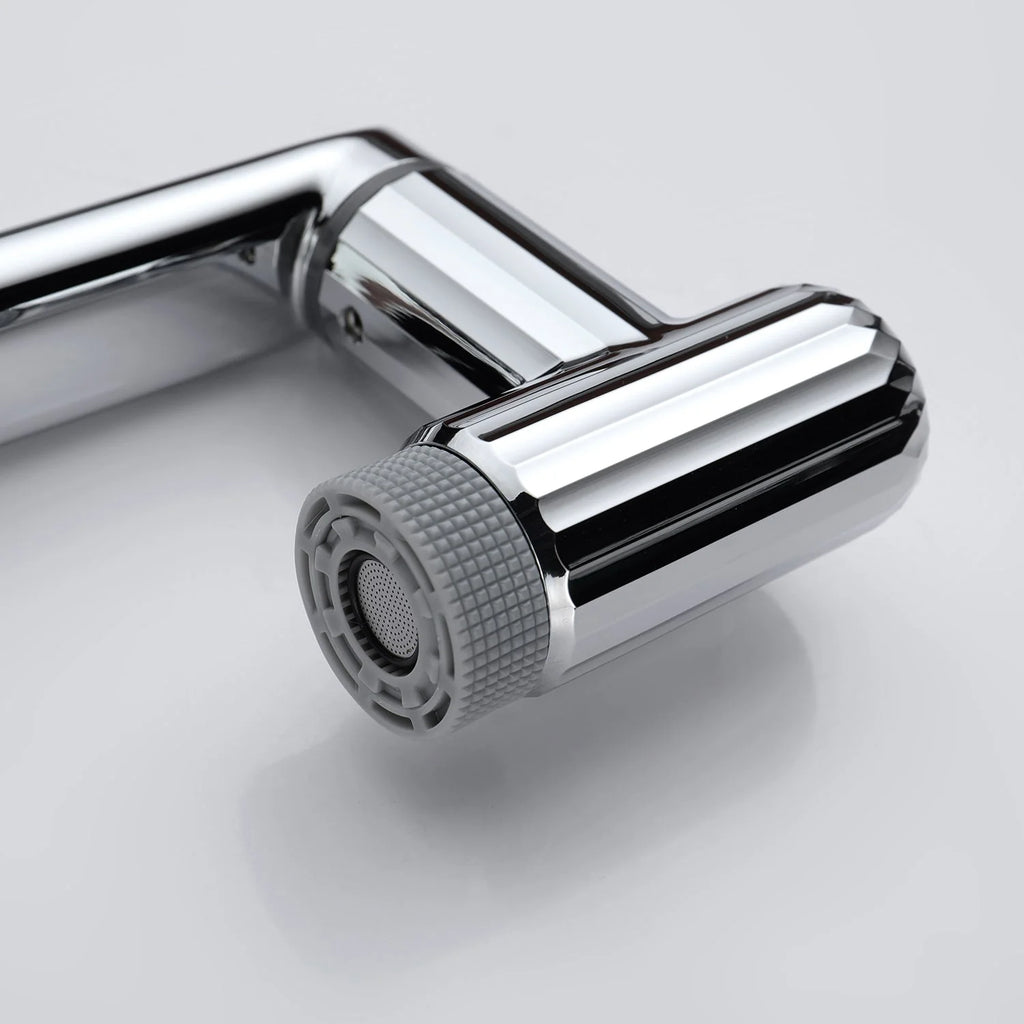 360° Rotatable Single-Hole Bathroom Faucet