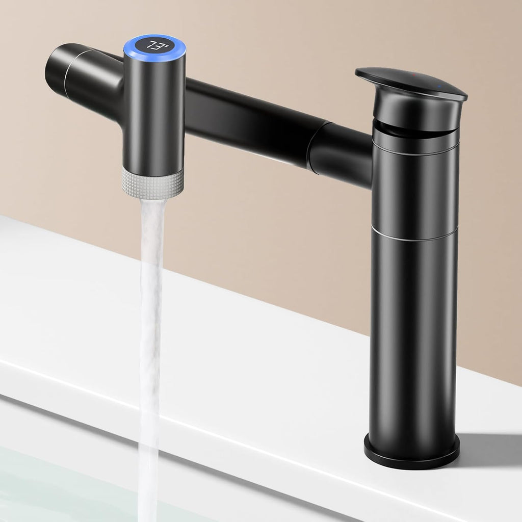 360° Rotatable Single-Hole Bathroom Faucet