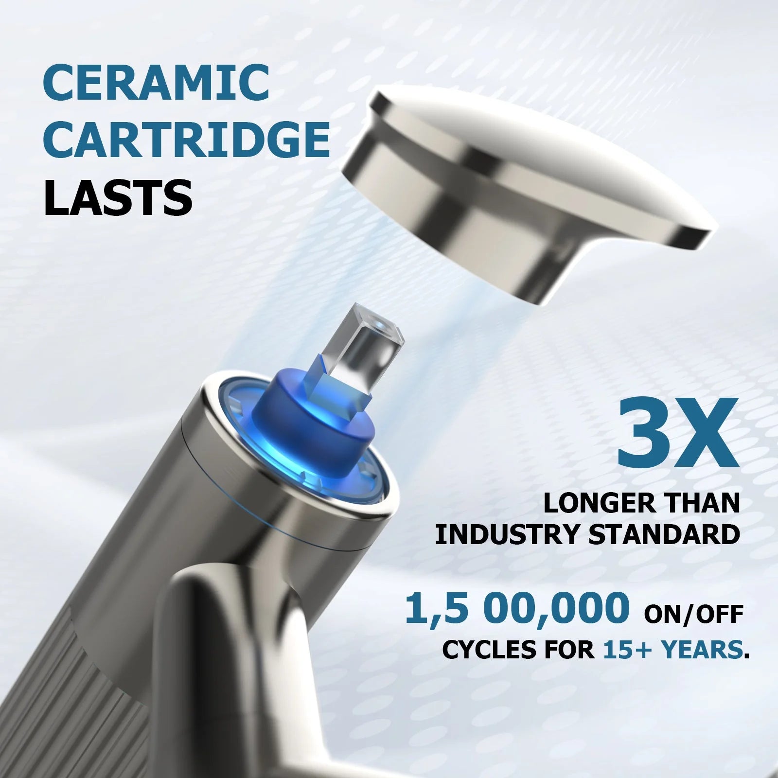 360° Rotatable Single-Hole Bathroom Faucet