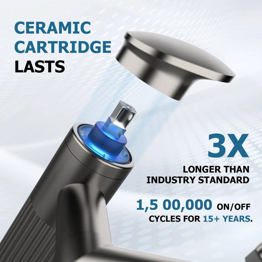 360° Rotatable Single-Hole Bathroom Faucet