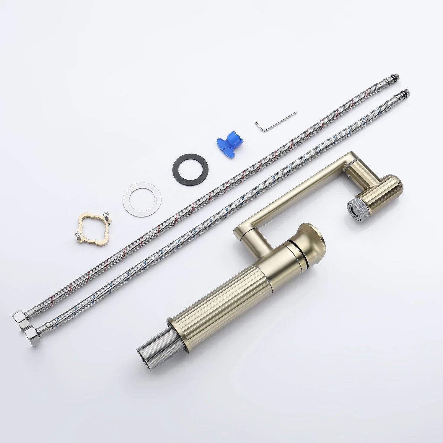 360° Rotatable Single-Hole Bathroom Faucet