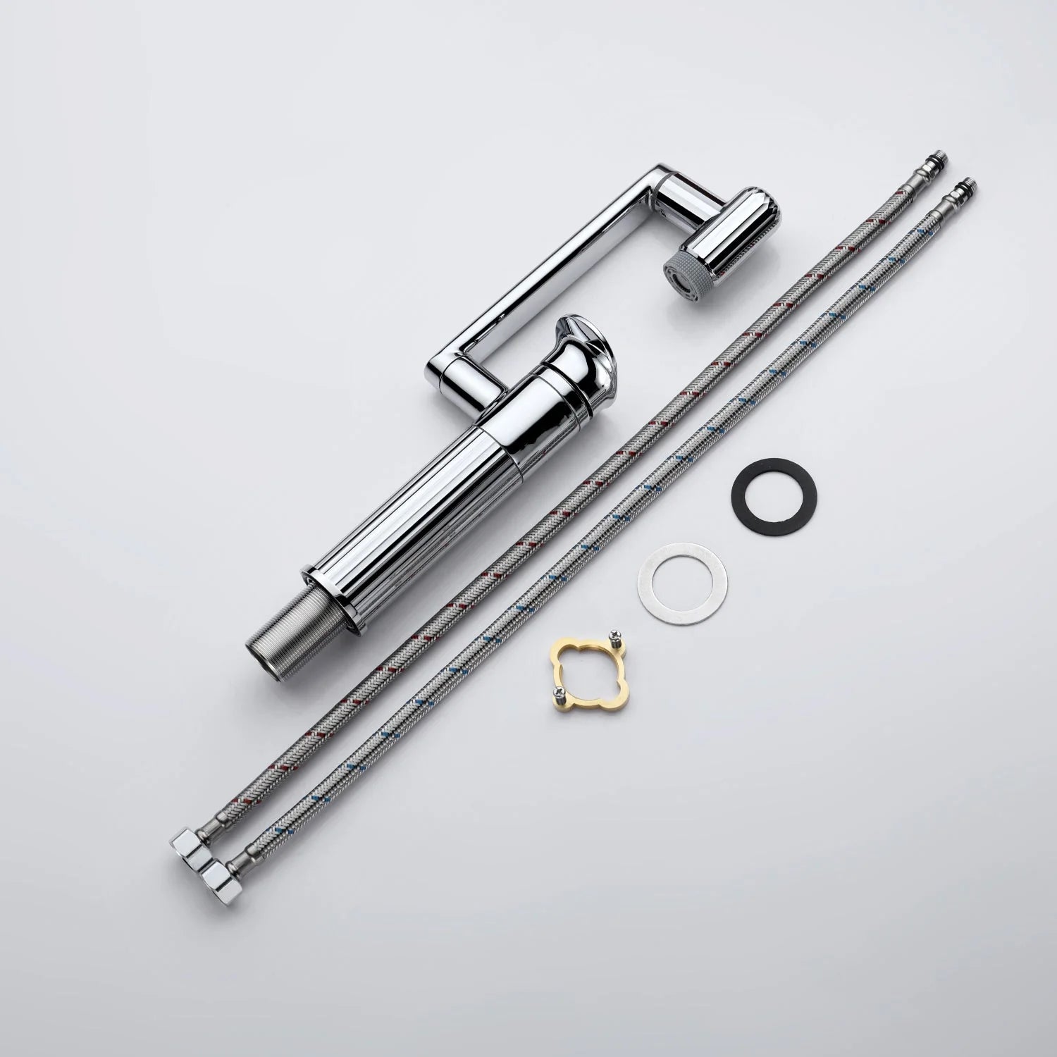 360° Rotatable Single-Hole Bathroom Faucet