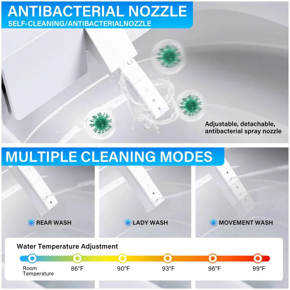 G20 Smart One-Piece Bidet Toilet – Auto Open/Close Lid, Tankless Elongated Design with LED Display for Luxury Hospitality