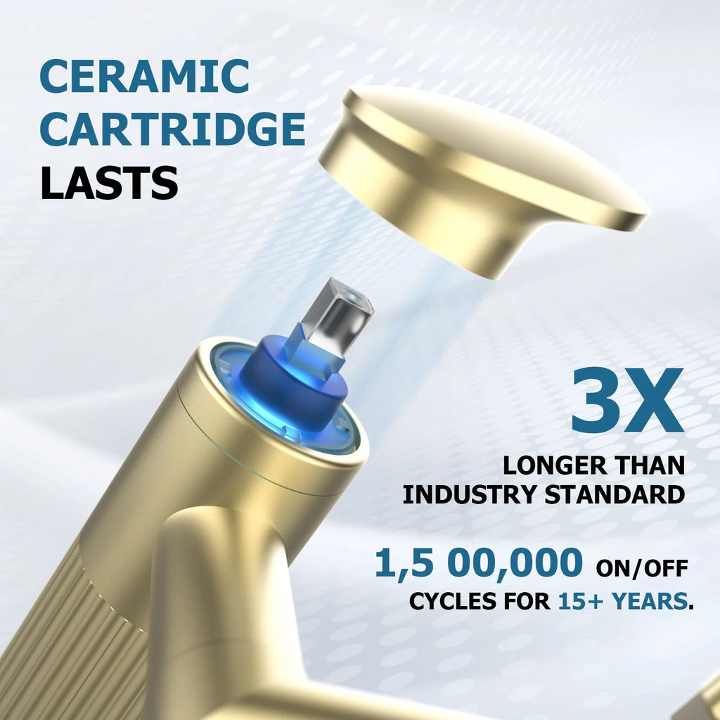 360° Rotatable Single-Hole Bathroom Faucet