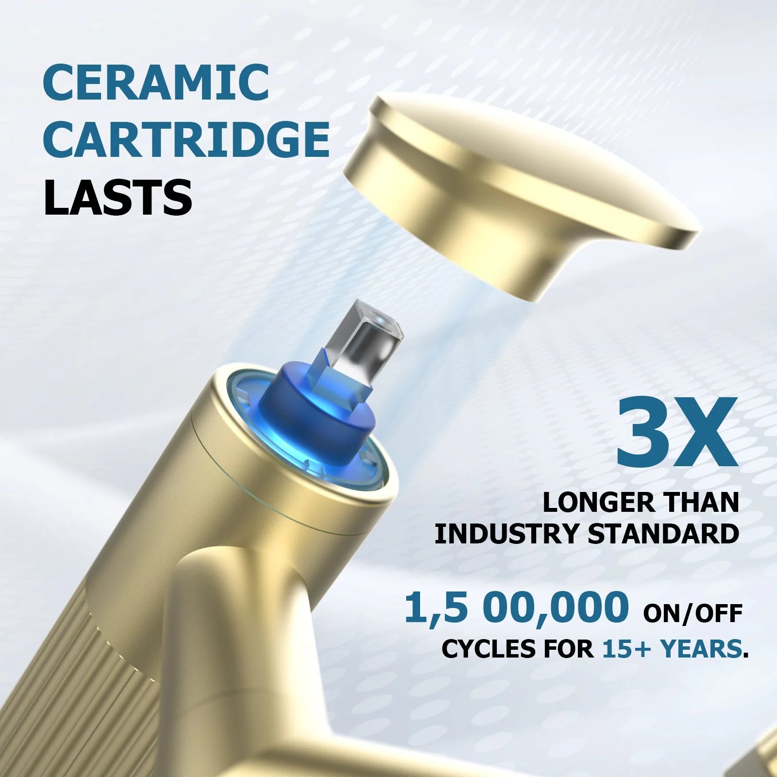 360° Rotatable Single-Hole Bathroom Faucet