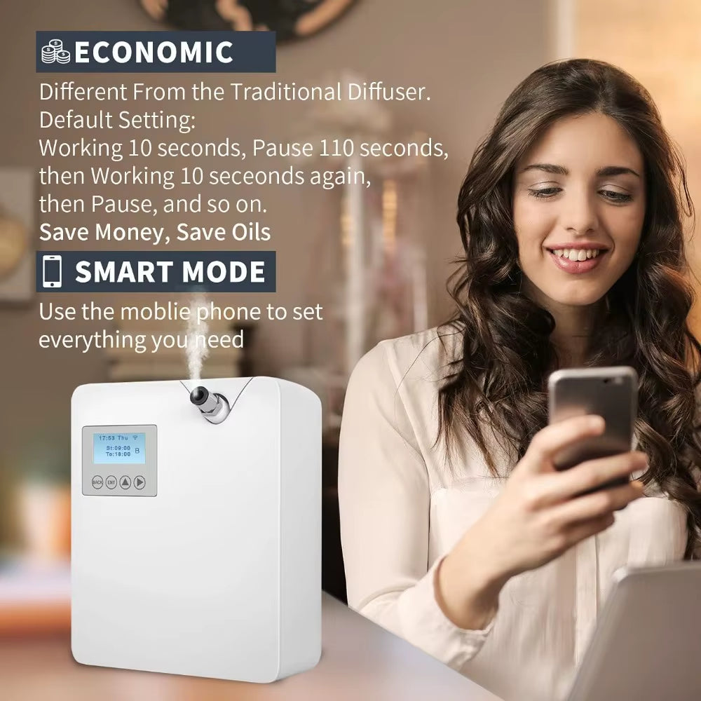 NEW - Smart Scent Air Machine with Cold-Air Tech for Home, Hotel Scent Diffuser, Waterless Essential Oil Diffuser