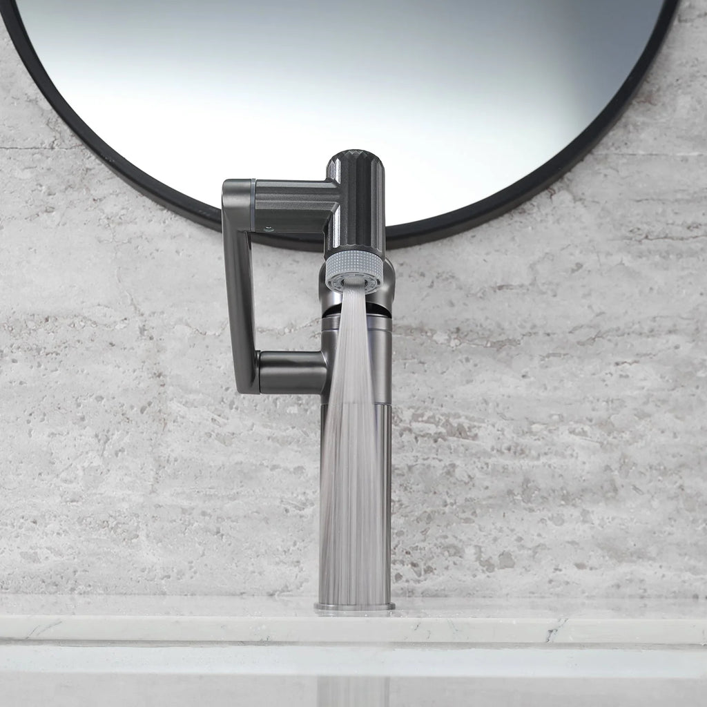 360° Rotatable Single-Hole Bathroom Faucet