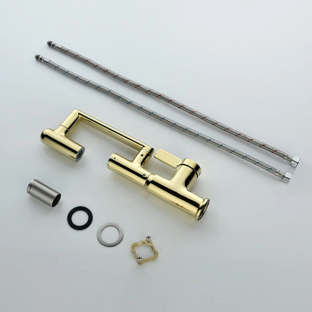 Single-Hole Rotating Faucet with Digital Temperature Display – Modern Design for Precise Water Control