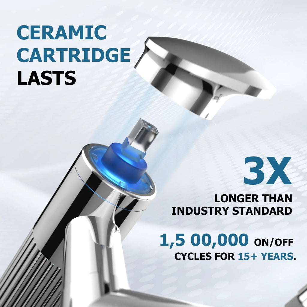 360° Rotatable Single-Hole Bathroom Faucet